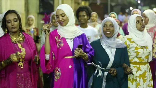 مشهد من الفرح النوبي