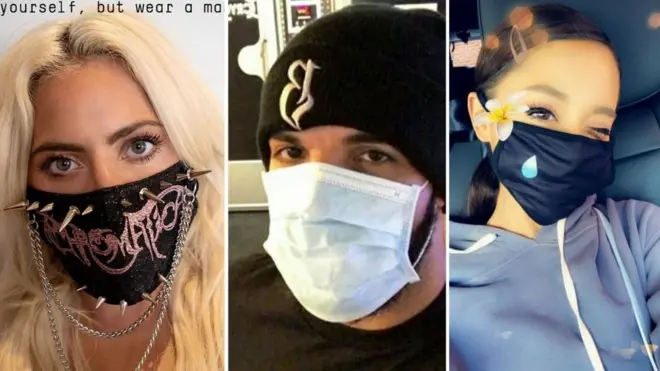 Lady Gaga, Drake and Ariana Grande