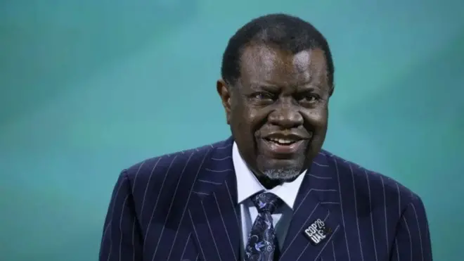  Hage Geingob bụ Onyeisiala mba Namibia