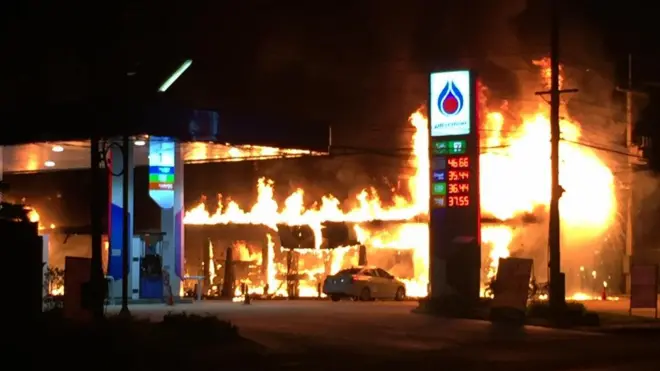 ภาพที่นิฟันดี มาสีละ บันทึกไว้ได้เมื่อคืนนี้