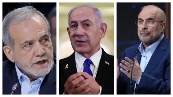 واکنش پزشکیان و قالیباف به وعده نتانیاهو برای کمک به بحران آب در ایران