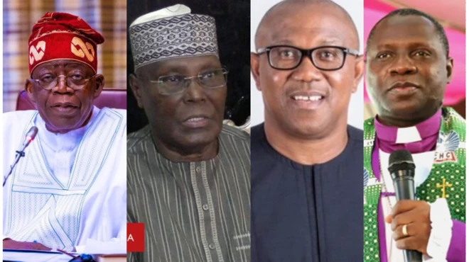 Tinubu. Atiku, Obi, Okoh