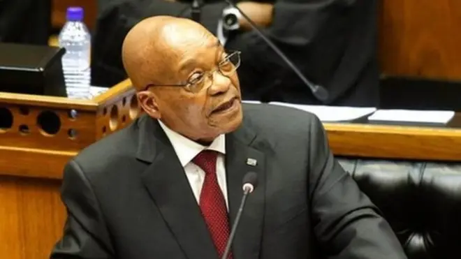 Rais wa zamani wa Afrika kusini Jacob Zuma