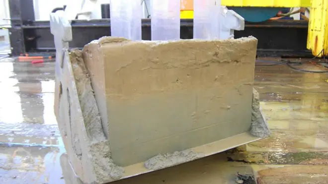 The sediments were brought up as part of work on a seafloor pipeline