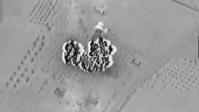 Hava operasyonunun görüntüleri.