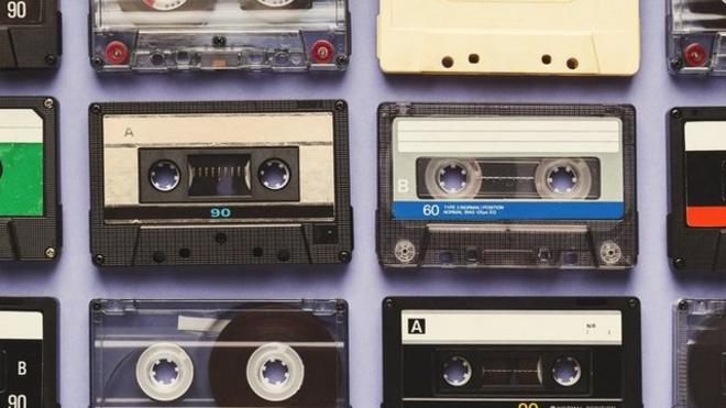Several cassette tapes