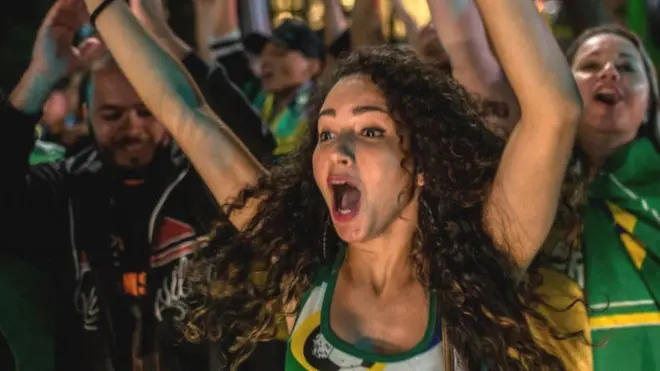 Los partidarios de Bolsonaro celebraron eufóricos la victoria.