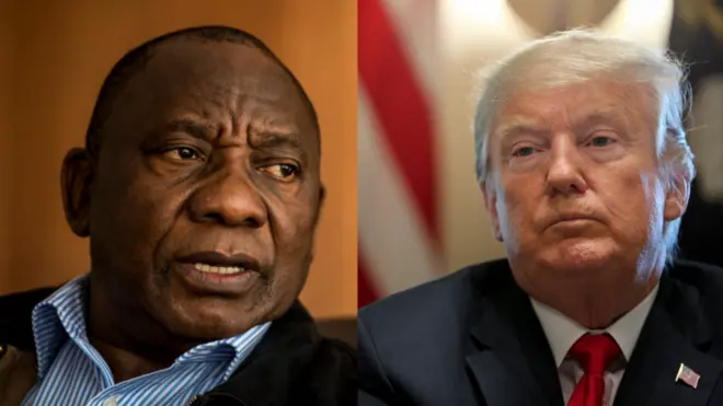 Ramaphosa and Trump