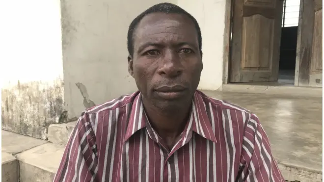 Tete Kafunja akiwa katika Nyumba alipopata ufadhili wa kuishi kwa Muda.