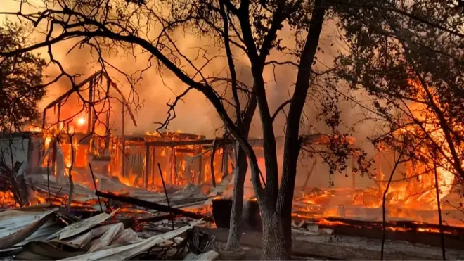 Пожары в Калифорнии