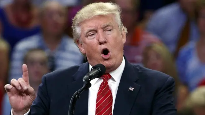 El candidato presidencial republicano hizo los comentarios durante un mitin en Carolina del Norte.