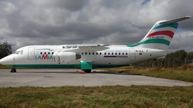 कोलबिंया में विमान दुर्घटना