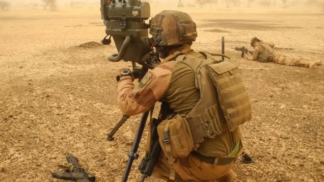 Французский солдат в Мали