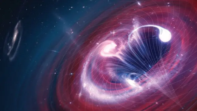 Kara delik illüstrasyonu