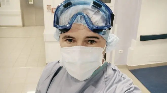 Український медик, який поїхав боротися з Сovid-19 в Італію