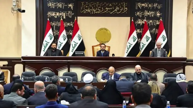 Barlamaanka Ciraaq ayaa meelmariyay qaraar ka dhan ah Mareykanka