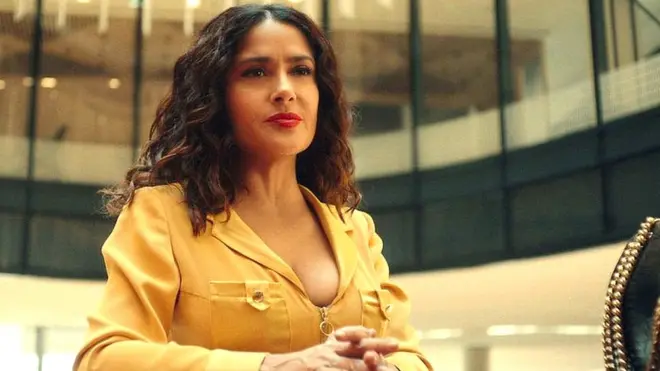 Salma Hayek in Black Mirror's 'Joan Is Awful'