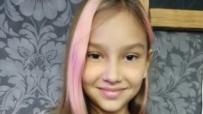 Polina was with her family when their car came under fire