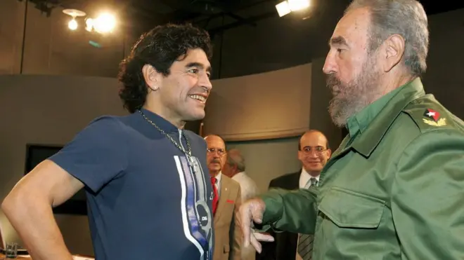 Maradona foi amigo e apoiadorjogos caca niqueislíder cubano Fidel Castro atéjogos caca niqueismorte