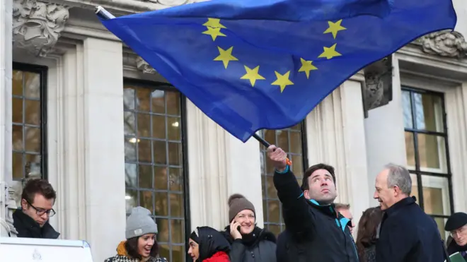 د برتانیا د دولت حقوقي استدلال دا و چې پارلمان پوهېده چې شاید ټولپوښتنه له اروپايي ټولنې د وتلو په اکثریت رایو تمامه شي.