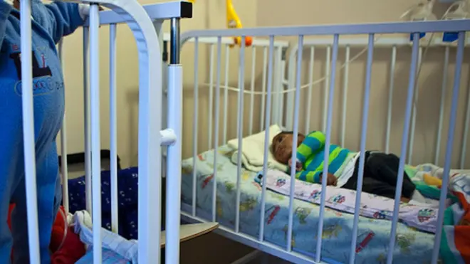 Des enfants dans un hôpital en Afrique du Sud. (Photo d'illustration).