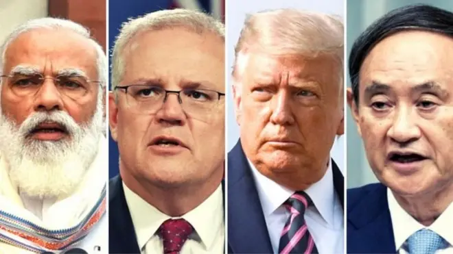 क्वाड के नेता