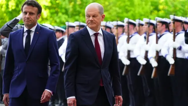 Hii ni ziara ya kwanza tangu Macron achaguliwe tena