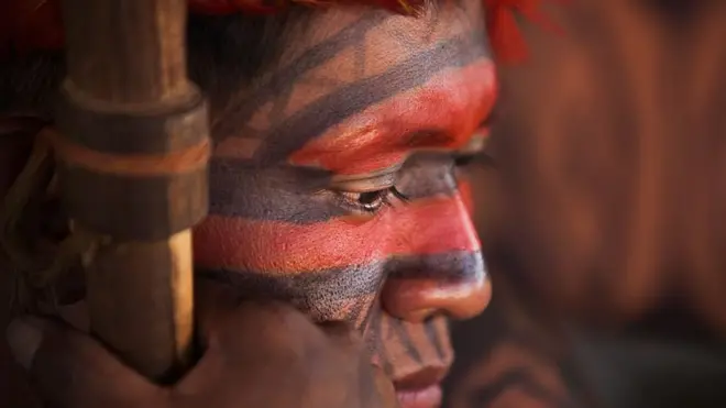 Индеец племени Мундуруку