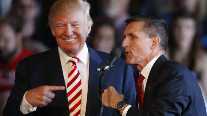 Trump y Flynn