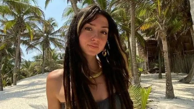 Shani - pictured here in Mexico - was attending a a festival in Israel when she went missing