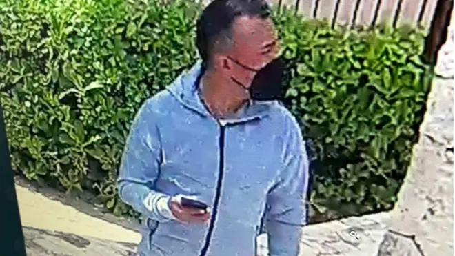 The local police chief tweeted a photof the wanted gunman