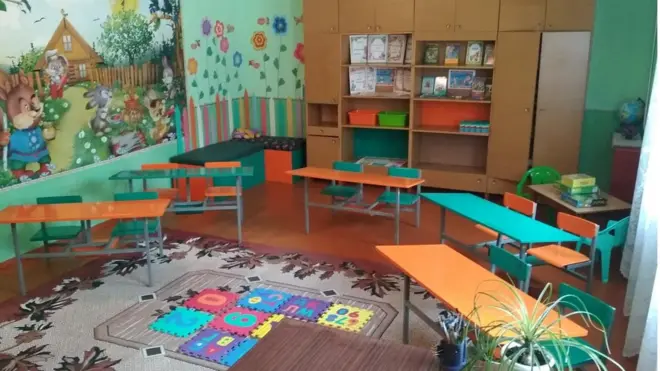 Школа у селі Кургани, Рівненська область, де є лише п'ять учнів