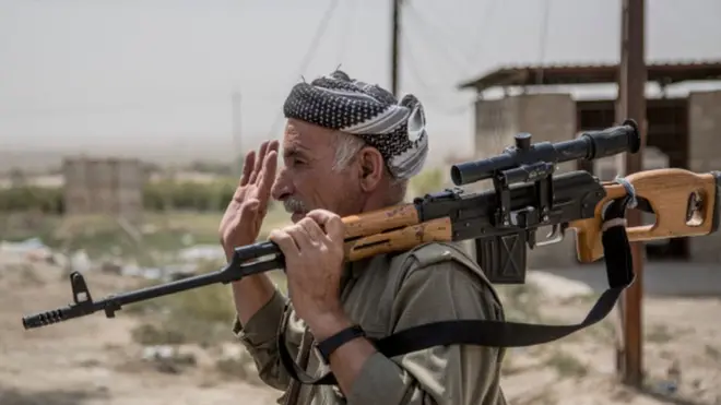 الجيل السابق من البيشمركة متمرسون في حرب العصابات