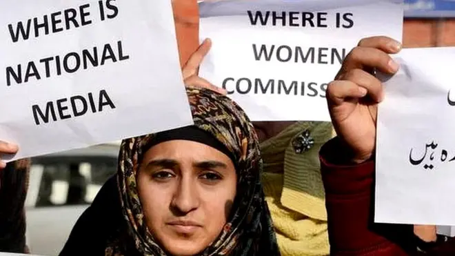 En Cachemira hubo protestas por el incidente en el mes de febrero de 2018.