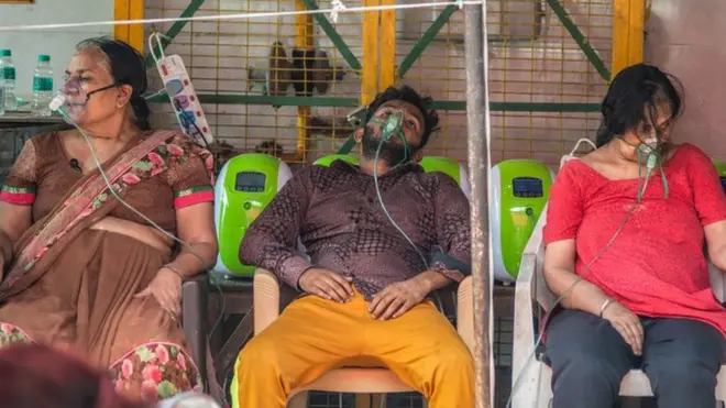 انڈیا میں آکسیجن کی قلت