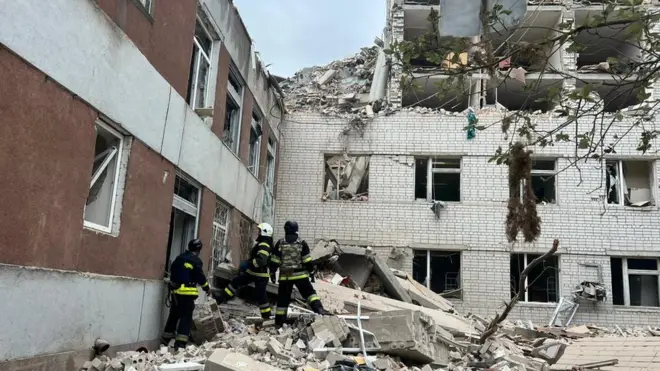 Последствия удара по Чернигову