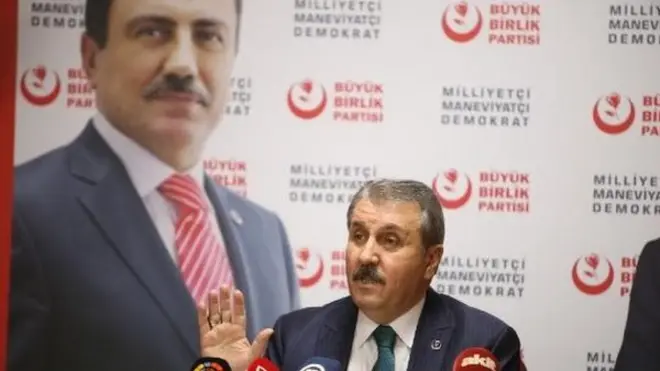 Büyük Birlik Partisi Genel Başkanı Mustafa Destici
