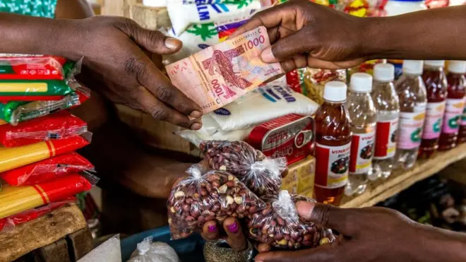 El franco CFA se usa en 14 países africanos.