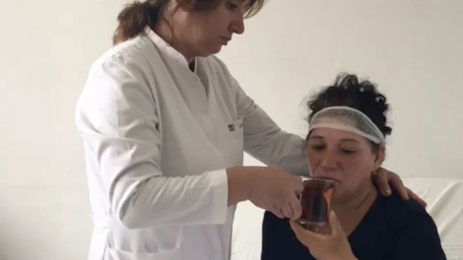 Пострадавшая в больнице