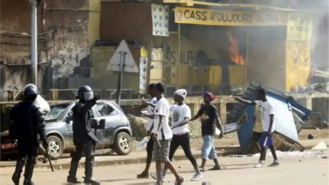 Manifestation opposition en Guinée Conakry