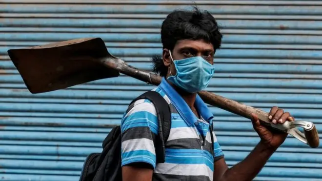 भारत में एक मज़दूर