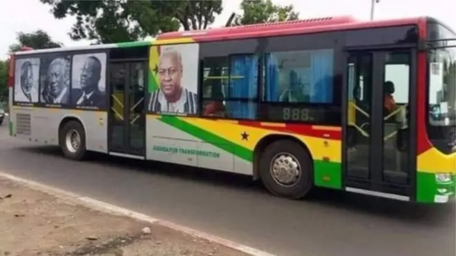 Bus for Ghana