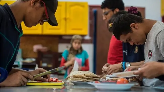 أحد مراكز تعليم الأشخاص ذوي الإعاقة في مصر