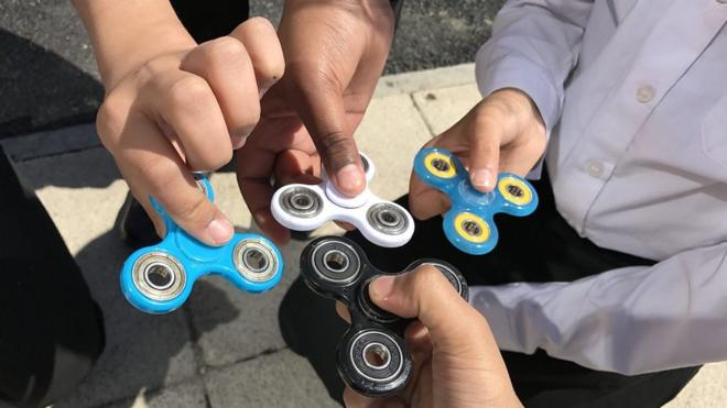 Fidget spinners: Safety fears over children's craze