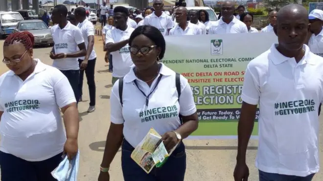 E remain at least 169 Days before di Nigeria 2019 general election