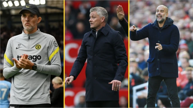 Tuchel, Solskjaer and Guardiola