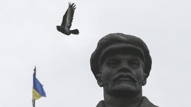 Ленін і український прапор