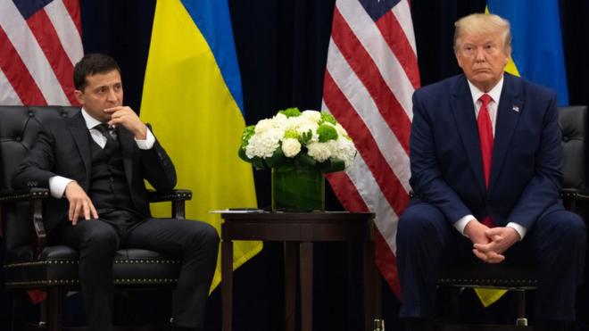 特朗普与乌克兰总统泽伦斯基