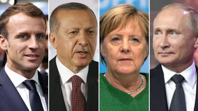 İstanbul'da düzenlenecek olan Suriye zirvesine Fransa Cumhurbaşkanı Macron, Türkiye Cumhurbaşkanı Erdoğan, Almanya Başbakanı Merkel ve Rusya Devlet Başkanı Putin katılıyor.