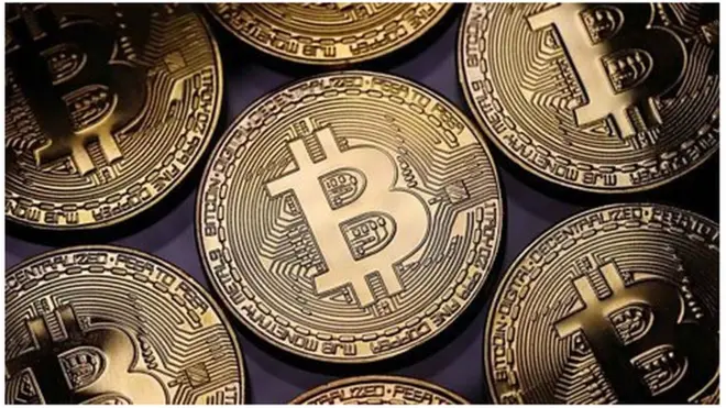 Le bitcoin est une forme de monnaie électronique (il ne s'agit que d'une représentation visuelle).